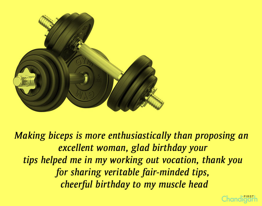 birthday wish for gym lover friend
