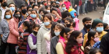 Chandigarh: Covid guidelines go for toss as people without masks hug in joy