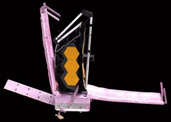 James Webb Space Telescope swings past Moon, deploys sunshield pallet