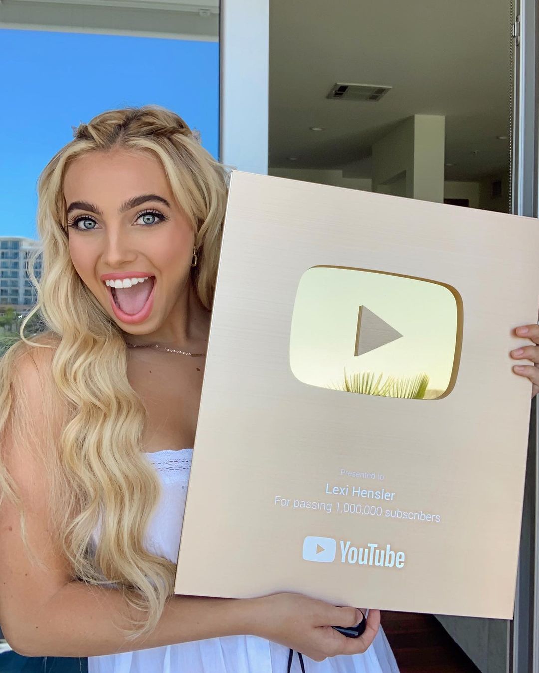 Lexi Hensler youtube golden button