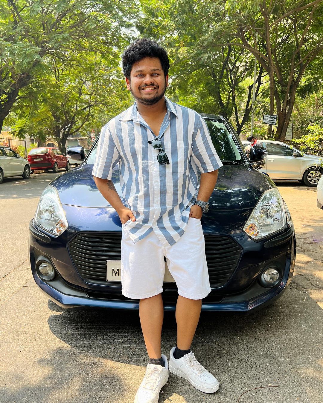 Saurabh Ghadgen with car