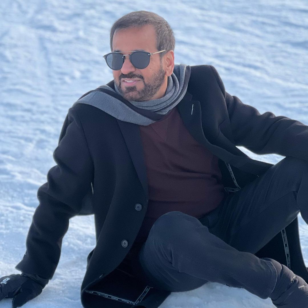 Saif Ahmed Belhasa in the snow